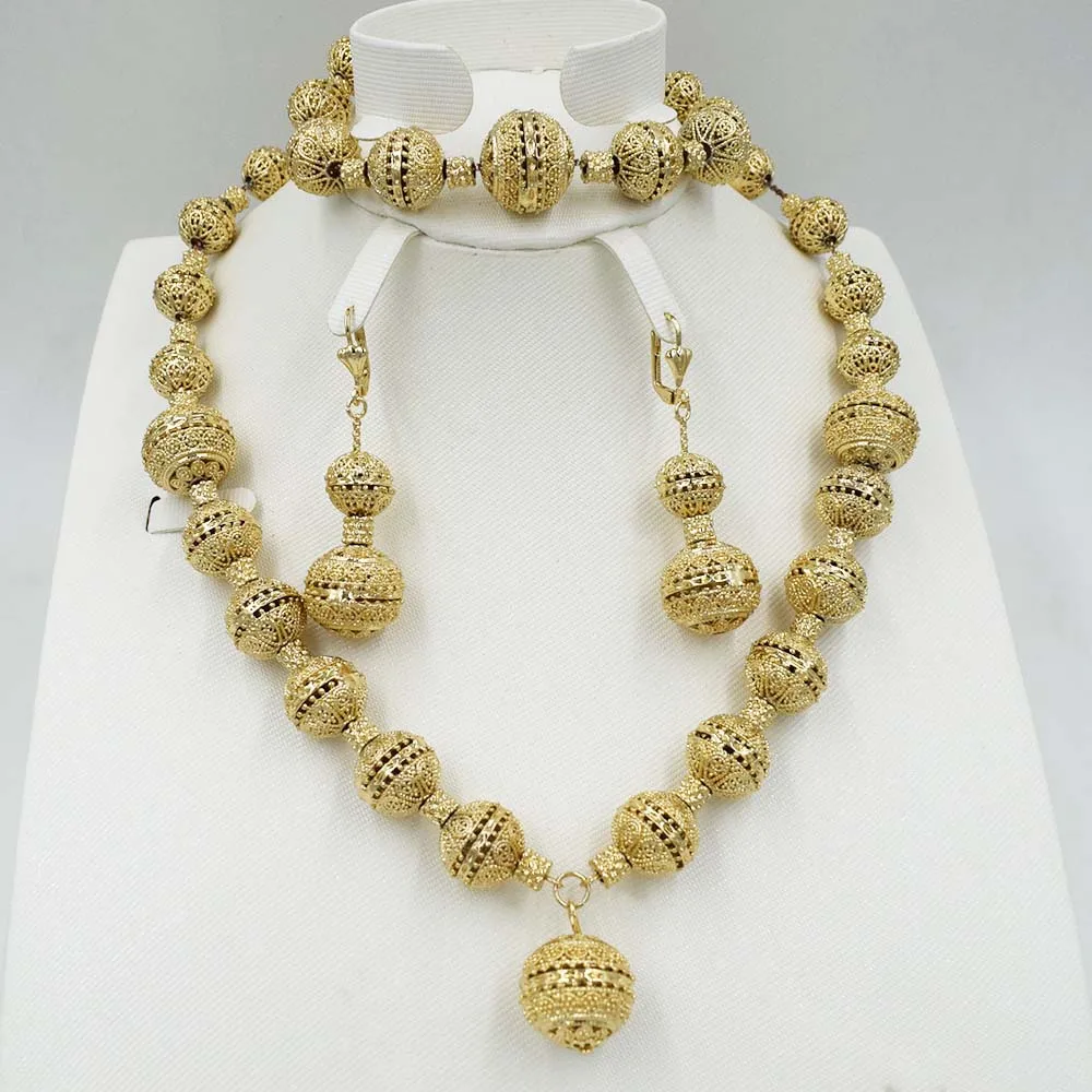 2017 Fashion Bamboo Shape African Beads Jewelry Set Exquisite Flash Dubai Nigerian Wedding Bridal Bijoux | Украшения и аксессуары