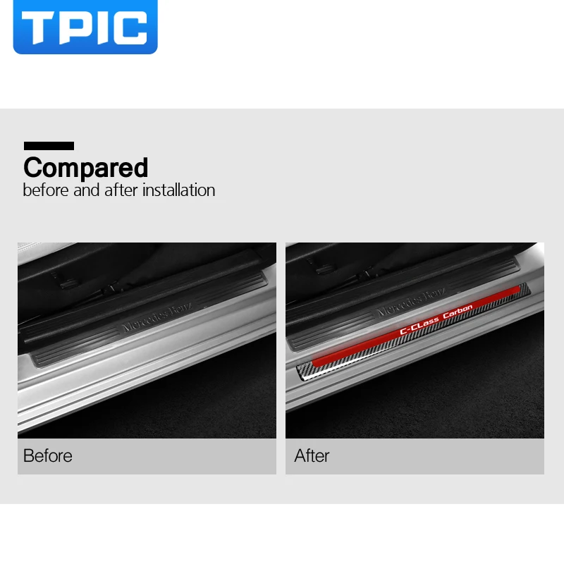 Защитная Накладка на порог для интерьера защитные наклейки из углеродного
