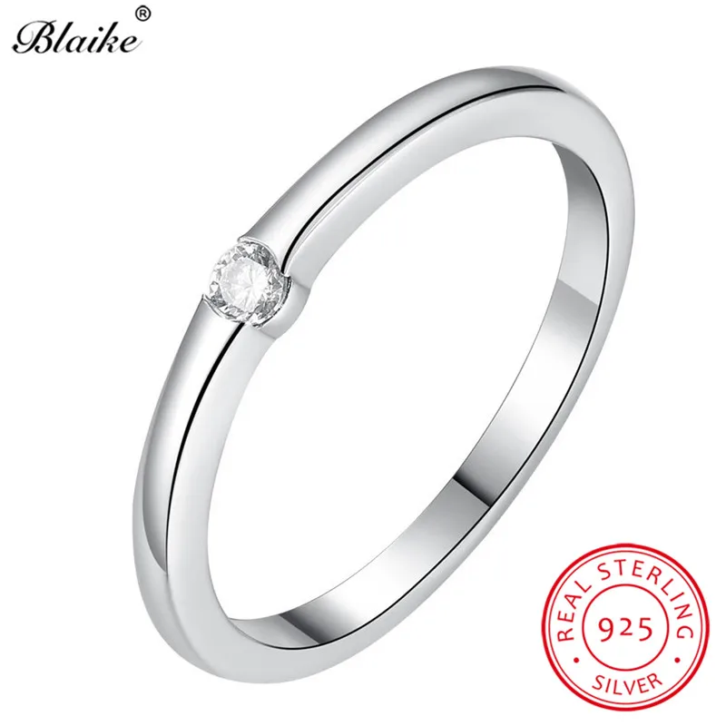 Реальные s925 стерлингового серебра Серебряные кольца для Для женщин