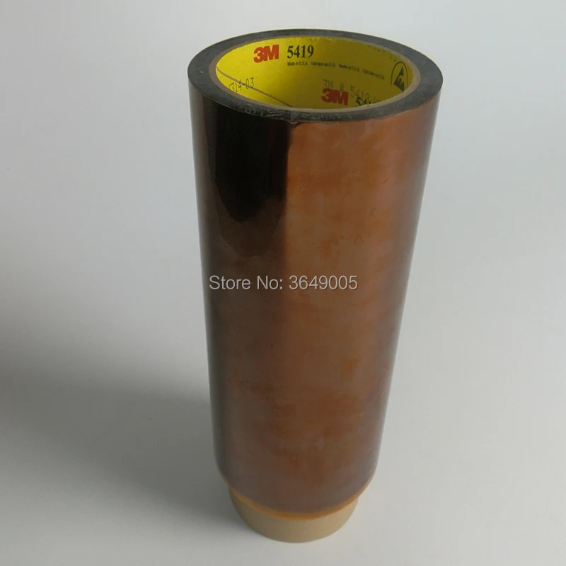 1/2 IN X 36Yard One Roll Die cut 3M Low Static Polyimide Film Tape 5419 Gold Electrical insulation tapes | Дом и сад