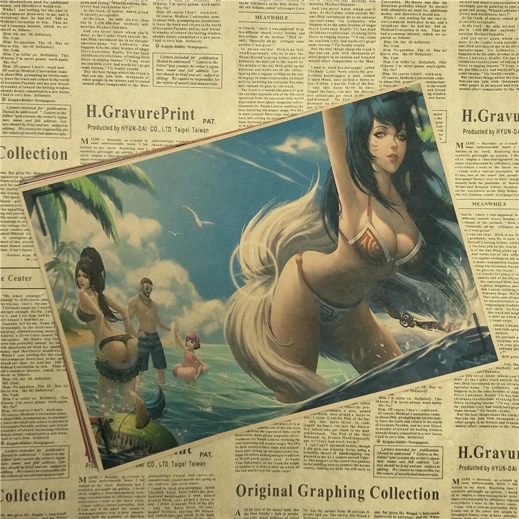League of Legends C украшение для дома крафт-игра постер рисование ядра настенные