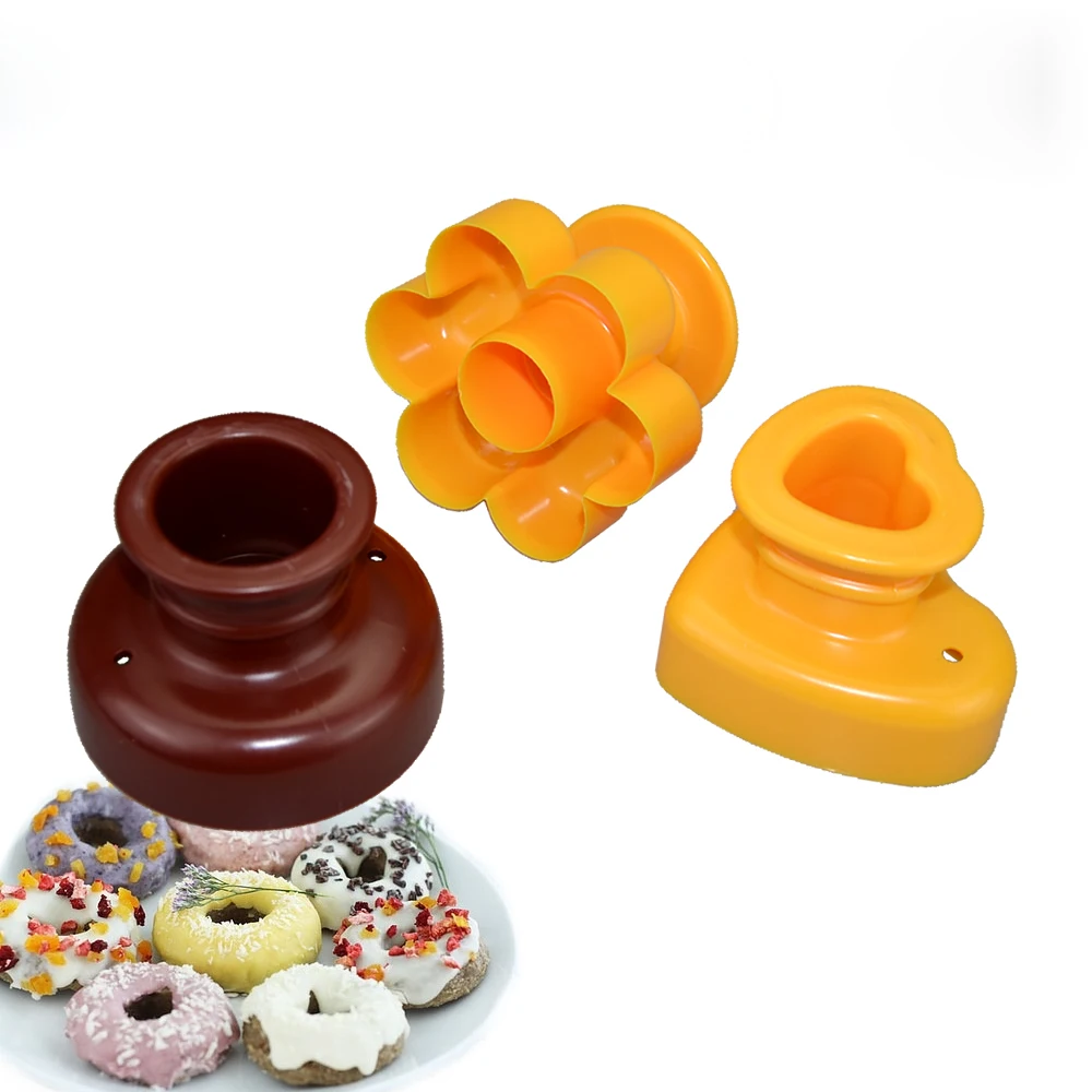 Пластик сердце подсолнечника круглый Форма пончик maker ананас хлеб плесень резак