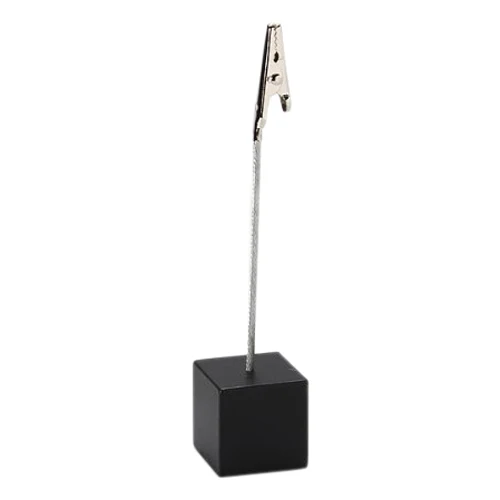 SOSW-Memo halter card holder memo clip photo picture with alligator black | Канцтовары для офиса и дома