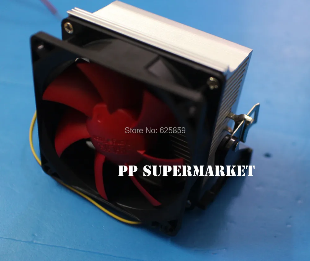 Светодиодный алюминиевый вентилятор охлаждения радиатора + объектив 44 мм 60-80