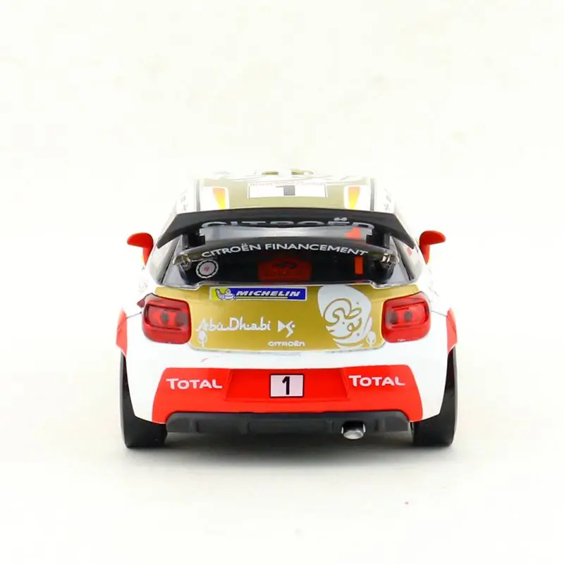 1:26/литая под давлением металлическая модель/Citroen DS3 WRC racing/звук и светильник/подарок для детей/Вытяжка/образовательная Коллекция/подарок для детей