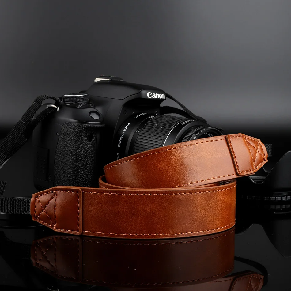 PU кожаный плечевой ремешок для камеры шейный Panasonic GX8 GX85 GF9 GF8 GF7 GF6 GH5 GH4 GH3 FZ100 FZ200 FZ1000