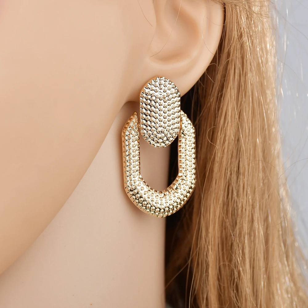 2019 Fashion Earrings For Women Round Drop Metal Charming Bohemian Femal Girls Party Decoration | Украшения и аксессуары