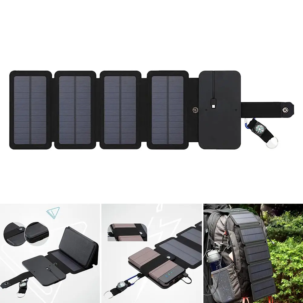 

Kuulee Mobile Charger Phone Folable Solar Charger Portable Panels Board