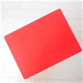 Red 40x30 Водонепроницаемый силикагелевый коврик теплоизоляция Студенческая детская Нескользящая настольная подставка кухонная салфетка-подставка современный силикон - Цвет: Red
