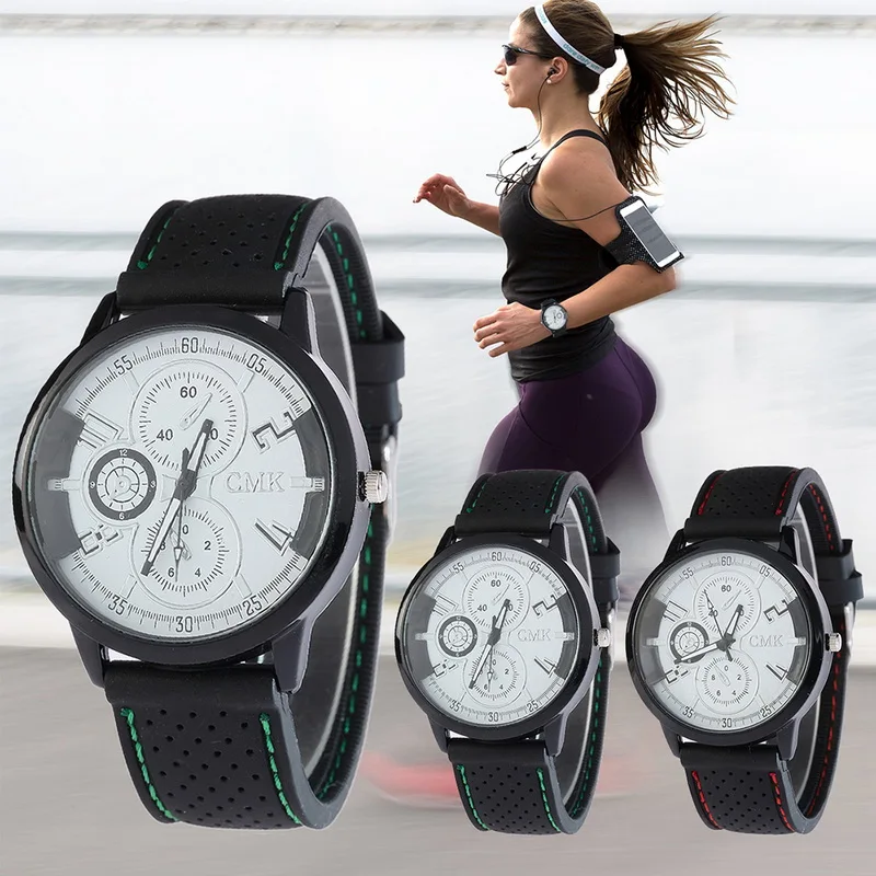 Мужские спортивные кварцевые часы 20 см новинка 2019 наручные с силиконовым