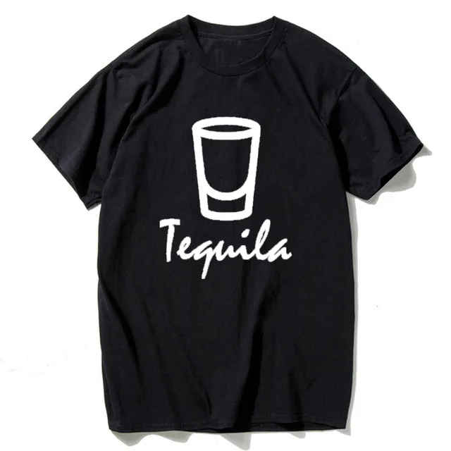 Модная брендовая женская футболка с буквенным принтом Tequila Lime забавная свободная