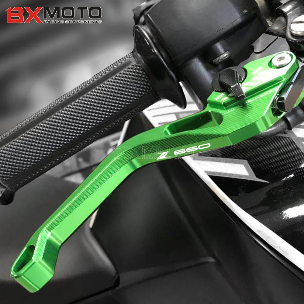 Новинка 2019 высококачественные рычаги тормозной муфты для Kawasaki Z650 Z 650 2017 2018 logo