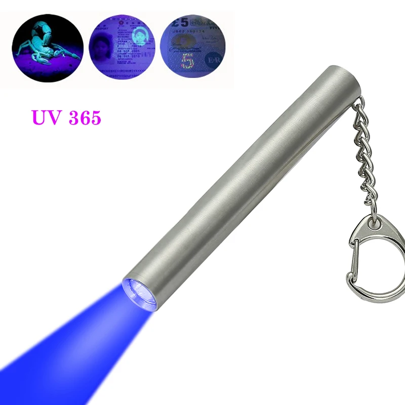 Anjoet Светодиодный УФ 365nm вспышки светильник фиолетового цвета с украшением из