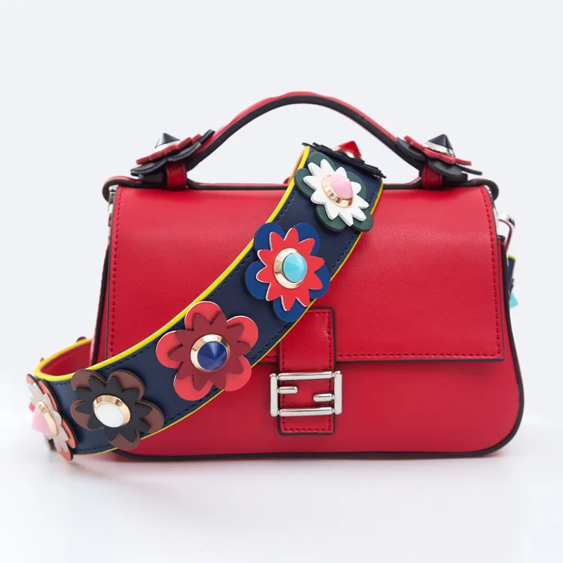 MSMO Strapper You кожаная сумка с цветком ремень на ремне Аксессуары Ремни длинные сумки