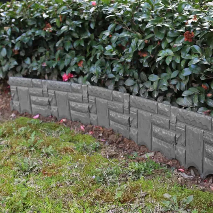 Garden Brick Cement Fence Cement Stone Mold Concrete Flower Courtyard Lawn Mould Maker P7Ding