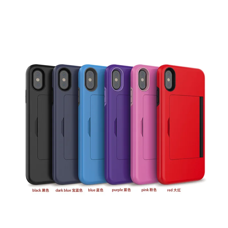 Деловой чехол ярких цветов для iPhone X, XS, 7, 8 Plus, XS MAX, 6, чехол с откидной крышкой и отделениями для карт, чехол для iPhone XR, 7, 7+, 6, 6 S, X 10, Fundas