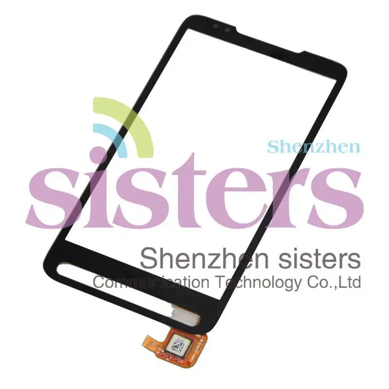 50 шт. высококачественный черный Сенсорный экран дигитайзер панель для HTC HD2/T8585