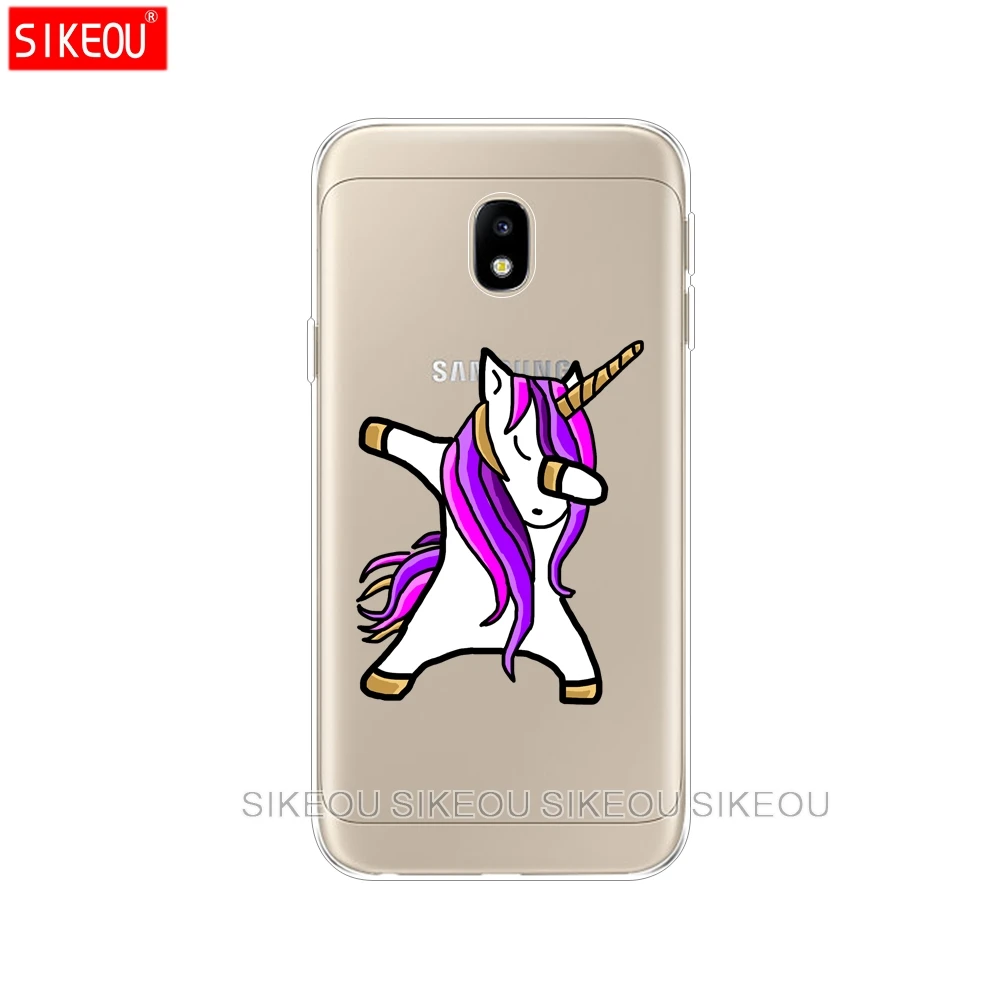 Силиконовый чехол для телефона Samsung Galaxy J3 J5 J7 2017 J330 J530 J730 PRO j2 2018 милый Бегемот