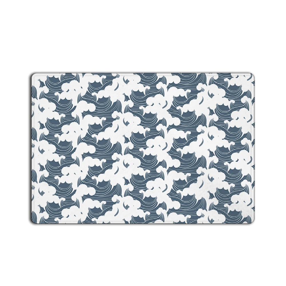 CHARMHOME индивидуальный коврик для двери волнистые морские коврики детские ковры в