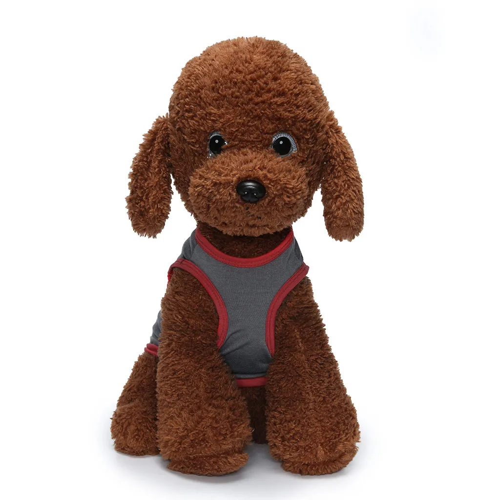 Transer футболка для собак Новые Pet красный жилет удобная модная дышащая с милым