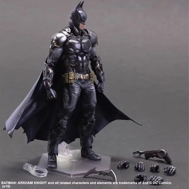 Play Arts DC No 1 фигурки Бэтмена Аркхема, рыцарь, модель игрушки 25 см