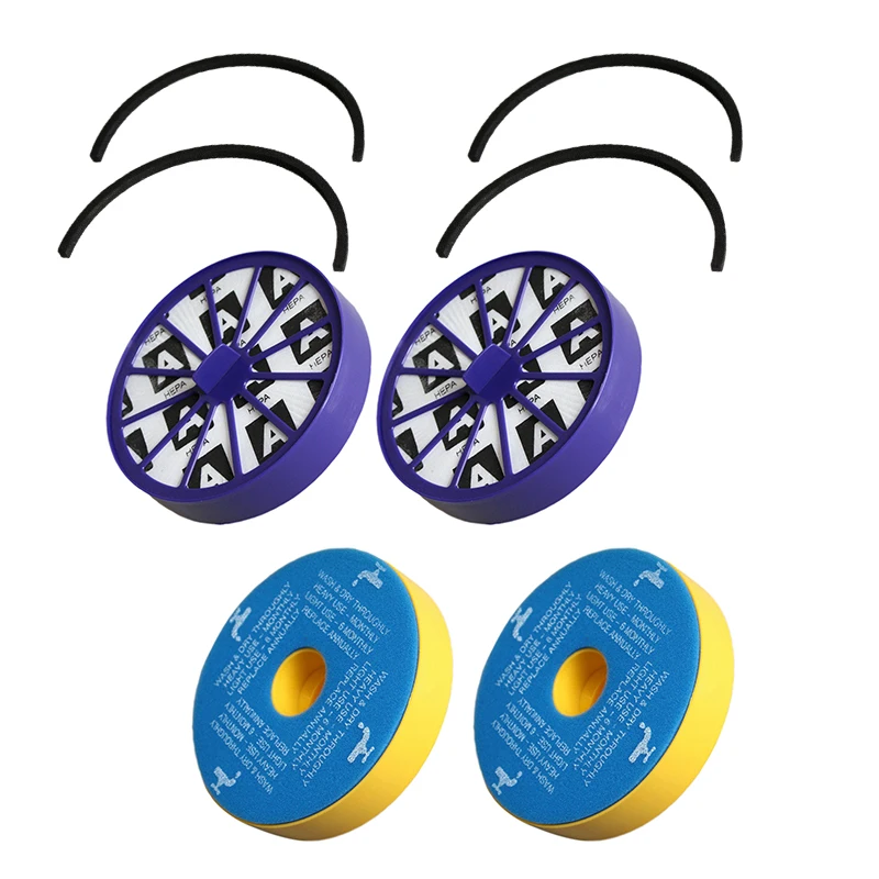 2 шт фильтры + предварительно 4 уплотнения для Dyson DC14 905401 01 и 901420 02 инструмент части