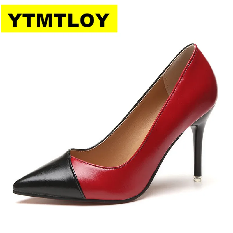 2019 женские туфли лодочки Модные градиент цвета на высоком каблуке Кеды сезон: