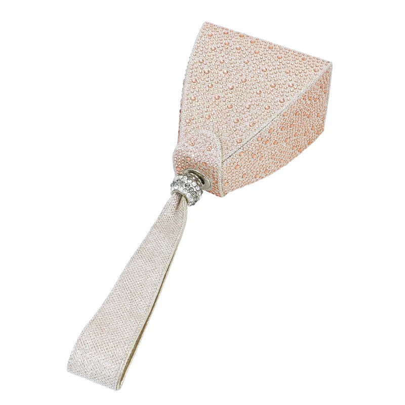 4 вида цветов Пирамида Кристалл Вечерний кошелек кристаллы клатч цепь сумка на