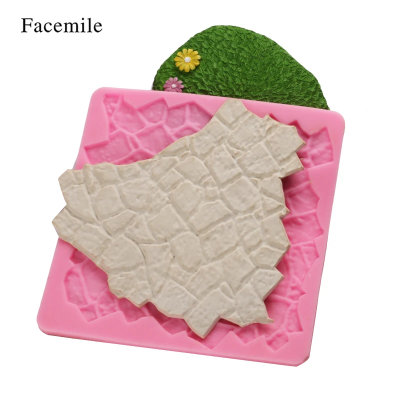 1 шт. силиконовый коврик с текстурой под камень|texture mat|fondant mouldssugarcraft fondant |