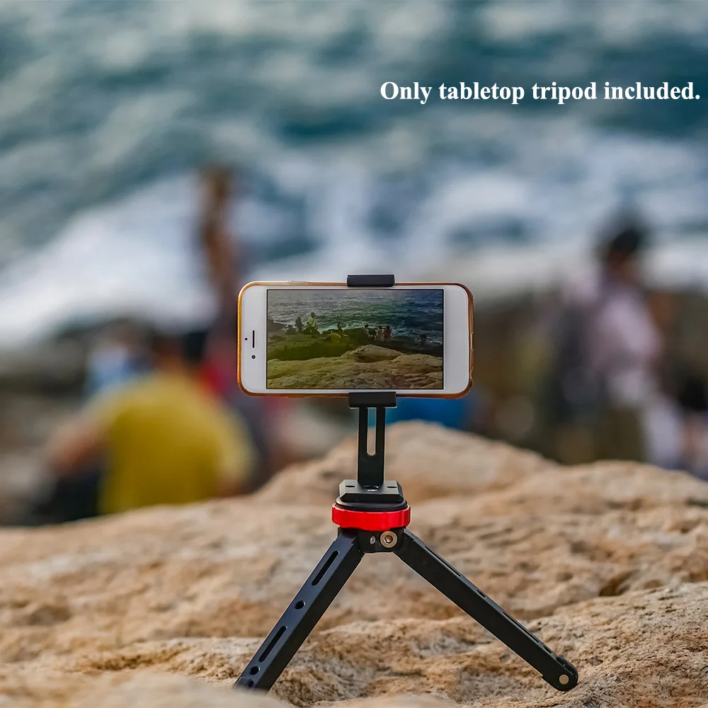 Andoer MT-01 Портативный алюминиевый, Настольный Штатив мини мобильный/Камера фотографии кронштейн с 1/" винтами Максимальная нагрузка 80 кг