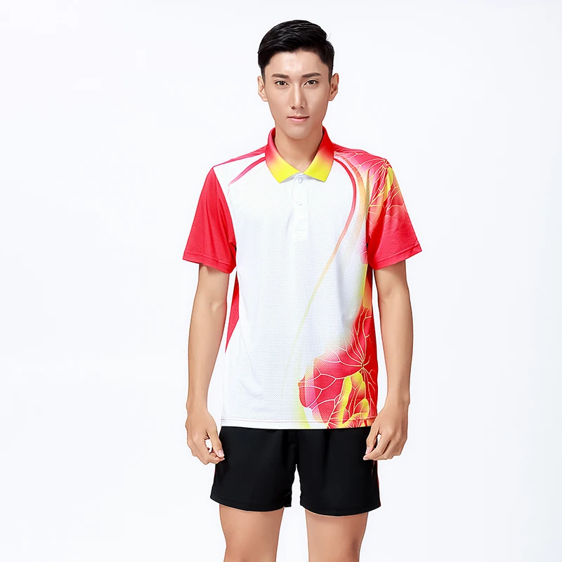 Новые спортивные комплекты одежды для бадминтона женщин и мужчин спортивная