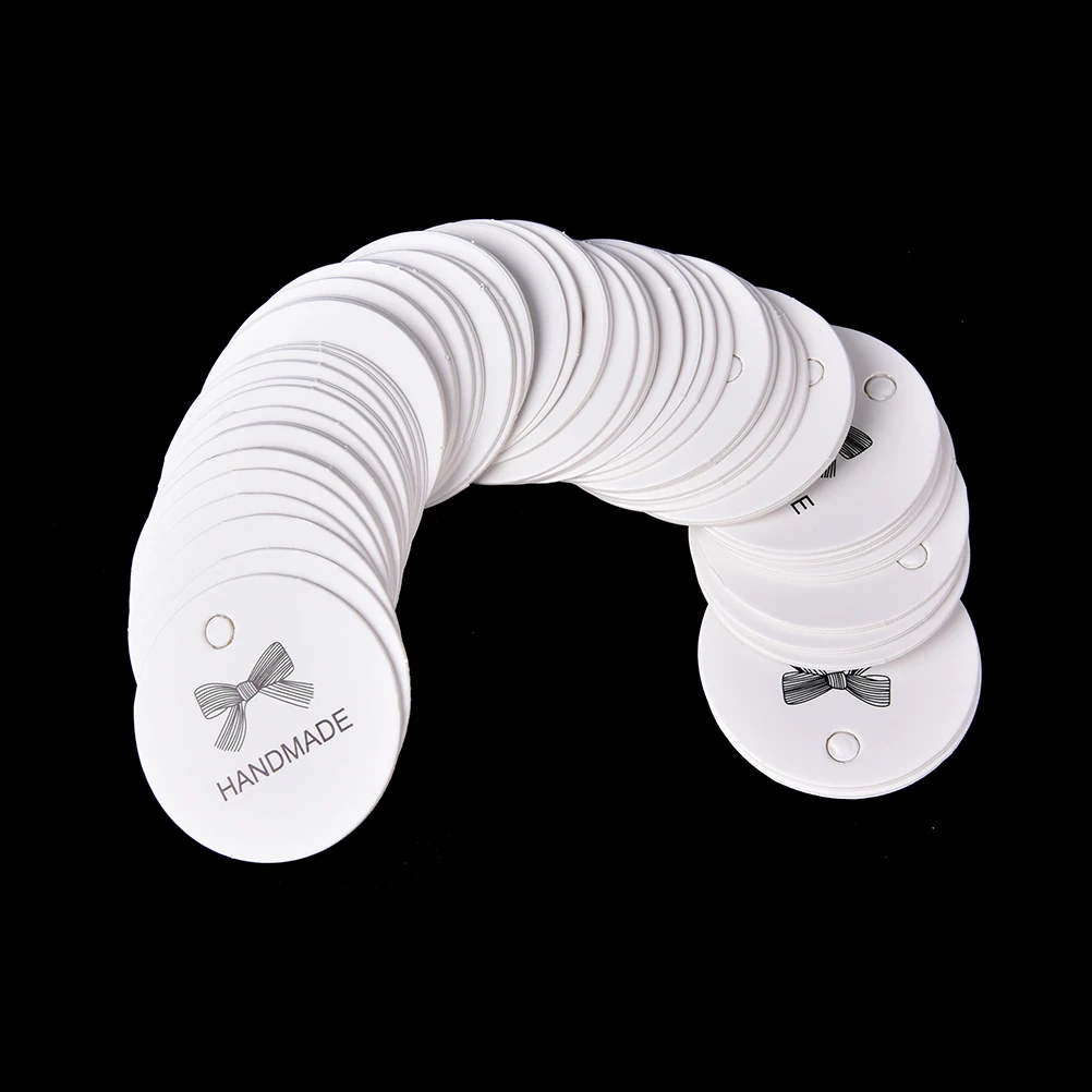 Крафт бумага ручной работы 100 шт. Подарочная этикетка для свадьбы конфет детской