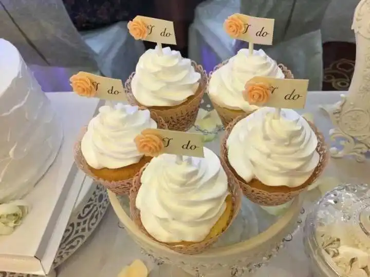 Tiffany Light Blue Rose Birthday Cake Toppers Wedding Decorations Dessert Decor Flower I DO Bridal Shower Valentine favors | Дом и сад