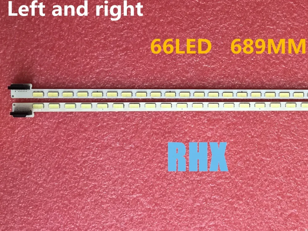 

2Pieces/lot LED-55N200D LCD TV backlight bar 6922L-0003A 6922L-0004A LC550EUN 6920L-0001C Left + right 66LED 689MM