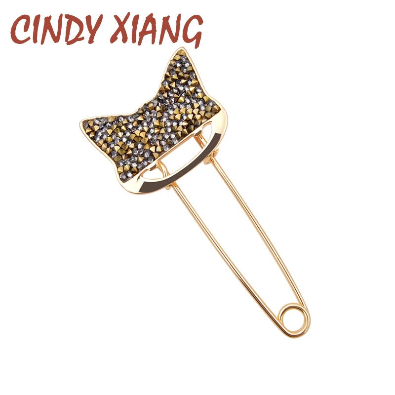 CINDY XIANG прекрасный кот Броши для женщин пальто Модные Аксессуары Булавки со