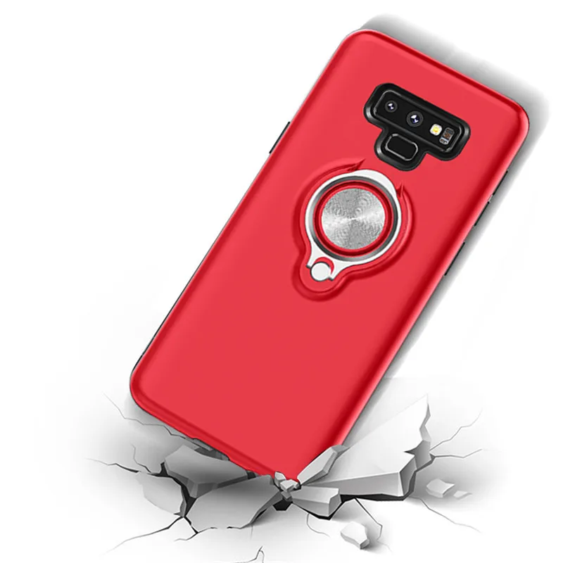 For Samsung s7edge G530 J2 J3 J5 J7 Prime J510 J710 Plus A5 A7 2018 J2PRO TPU Magnetic Car 360 Degree Ring Bracket Hard Case | Мобильные