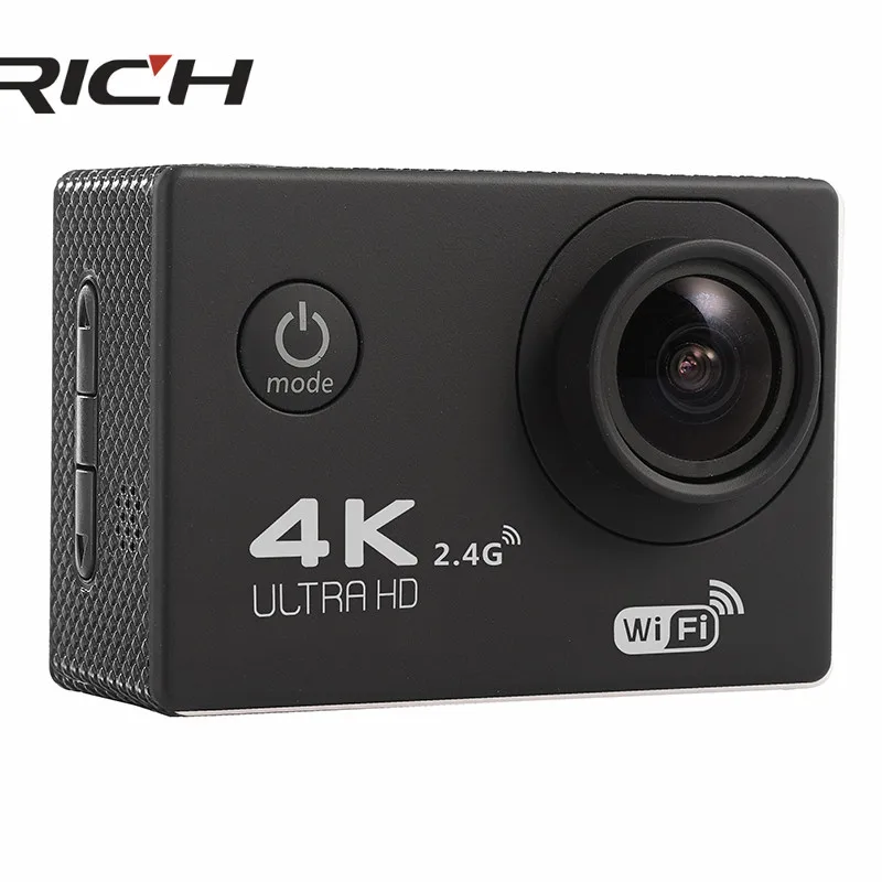 F60R Ультра HD Экшн-камера 4 K 30Fps 16MP Wifi камера 1080 P 60fps Водонепроницаемая камера шлем Велосипедная Камера спортивная видеокамера