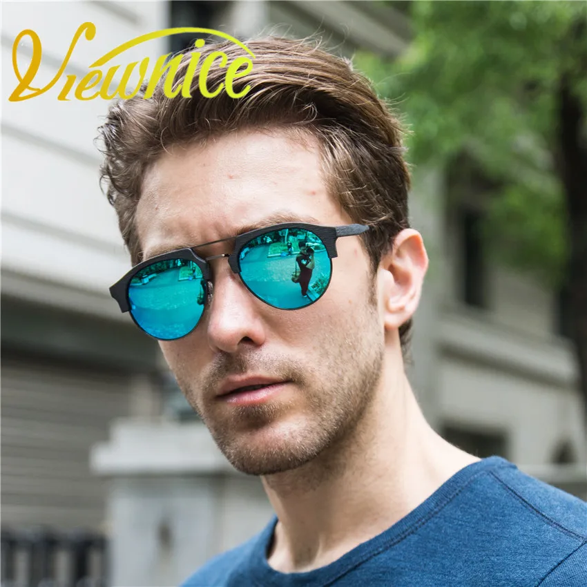 Солнцезащитные очки видоnice Gafas De Sol винтажные трендовые деревянные из ацетата