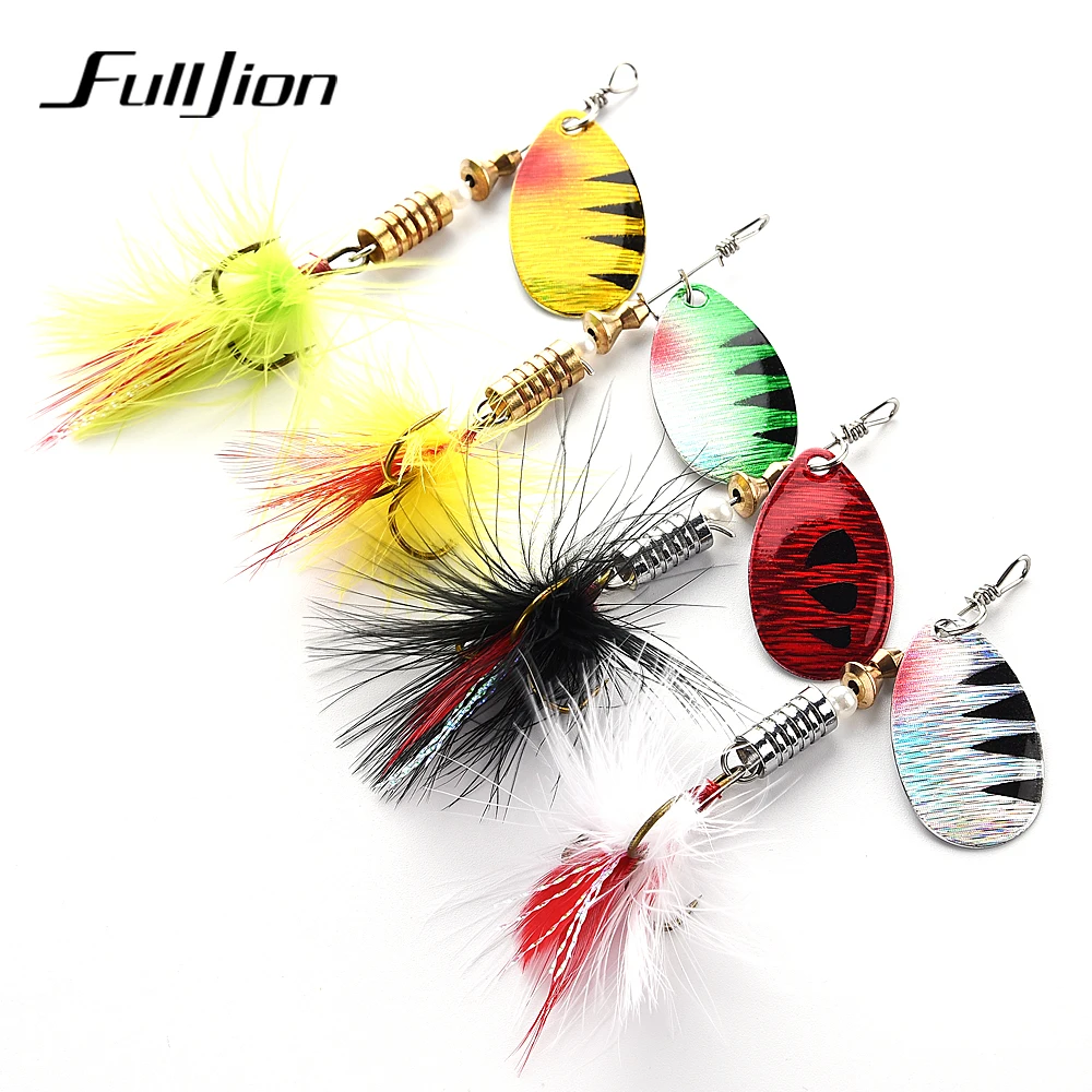 Fulljion рыболовные приманки воблер ручной Спиннер Shone Sequin ложка CrankBait для Fly снасти с