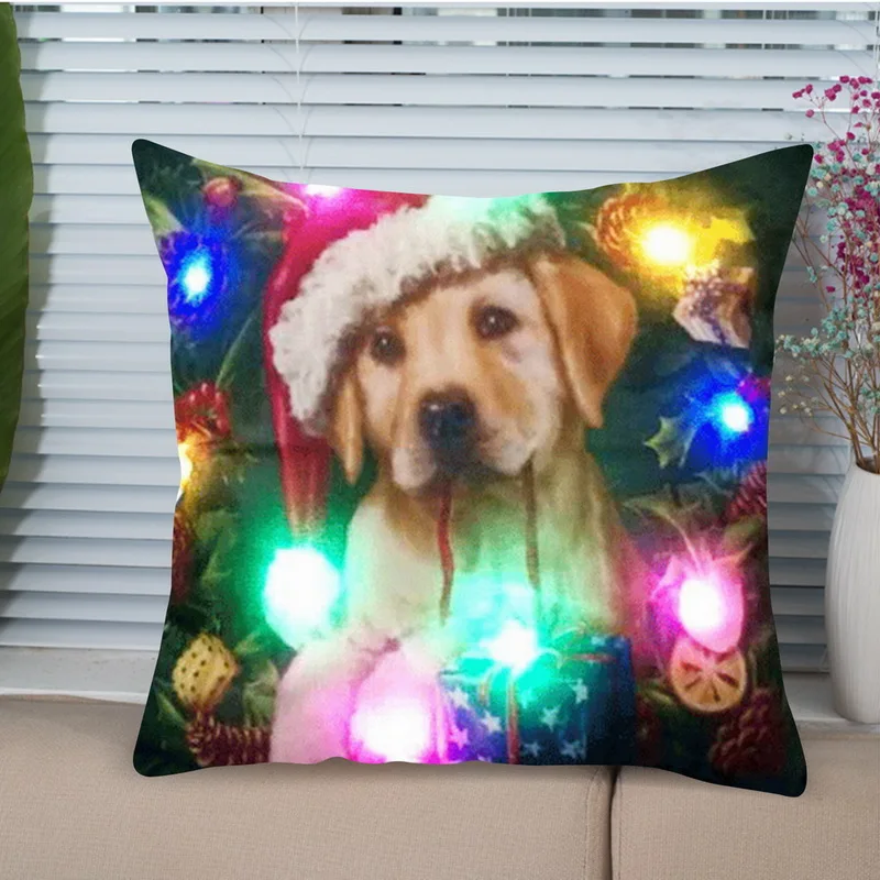 Hoomall 45x45 см Светодиодная Диодная светящаяся светодиодная крышка льняные одеяла