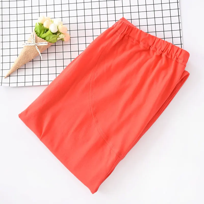 Новые Брюки для беременных женщин Трикотажные Хлопковые Штаны сна пижамные