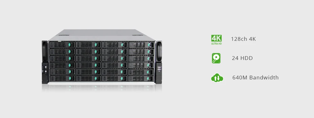 128CH 4K H.265 Профессиональный сетевой видеорегистратор 24 шт. HDD Запись Onvif 2,6 P2P IP камера система безопасности G. Ccraftsman