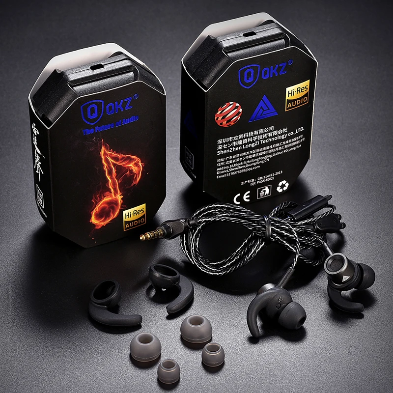 QKZ CK1 HD HiFi наушники высокой чувствительности fone de ouvido Специальный выпуск