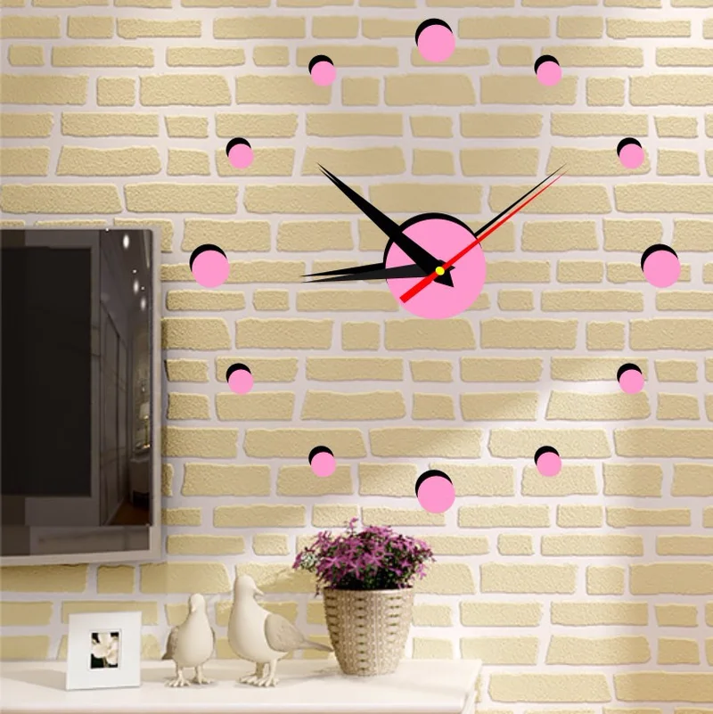Настенные часы для гостиной DIY креативные декоративные настенные Стикеры