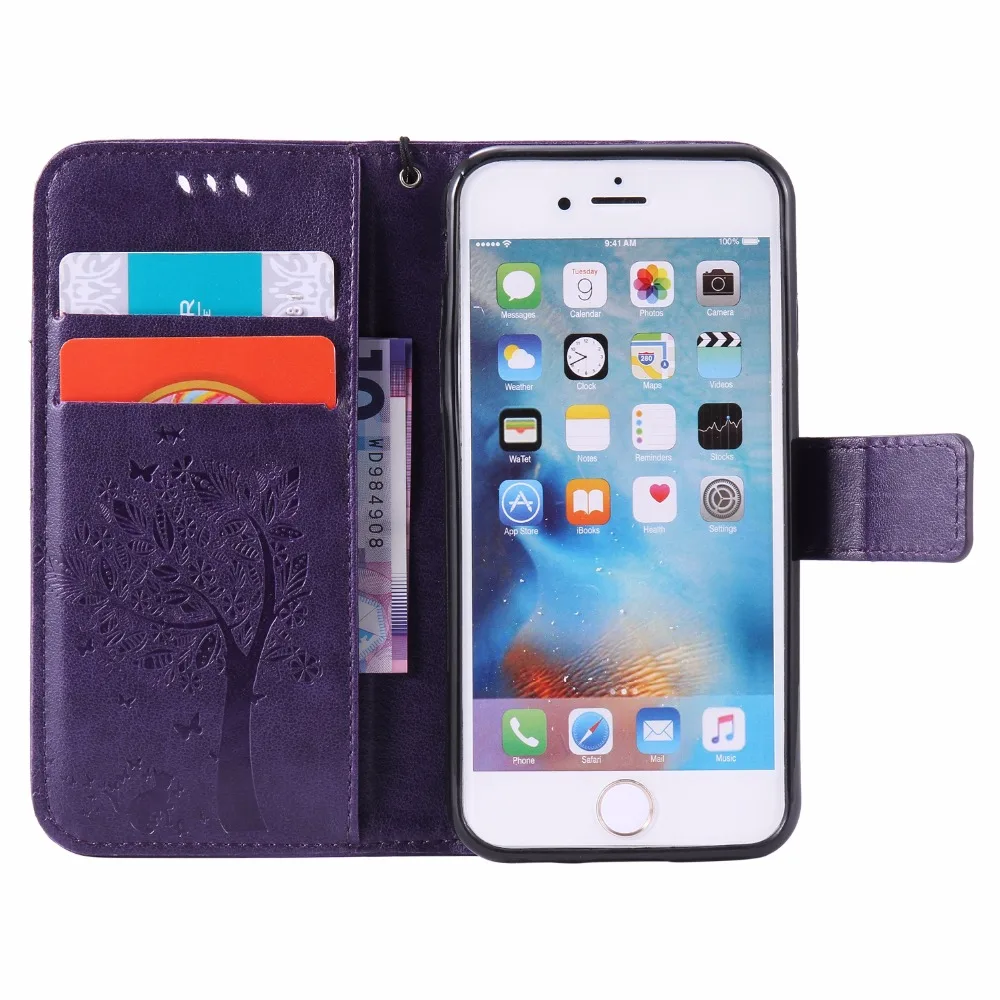Кожаные чехлы для iPhone X, 8, 7 Plus, 4, 4S, 5C, 5S, SE, 6 S, ретро чехлы для телефонов, iPod Touch, 5, 6