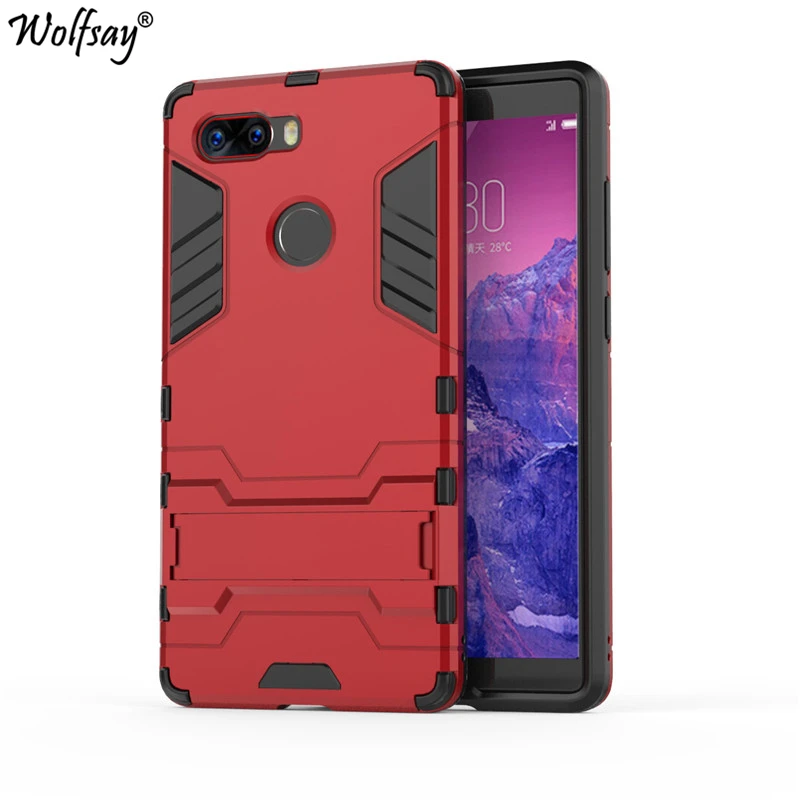 Чехол wolfsay для ZTE Nubia Z17S тонкий ПК + мягкий резиновый бронированный чехол телефона