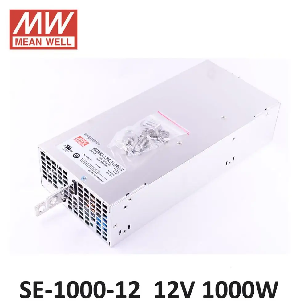 Оригинальная средняя мощность питания SE-1000W 5 V 150A 9 12 15 Промышленный импульсный