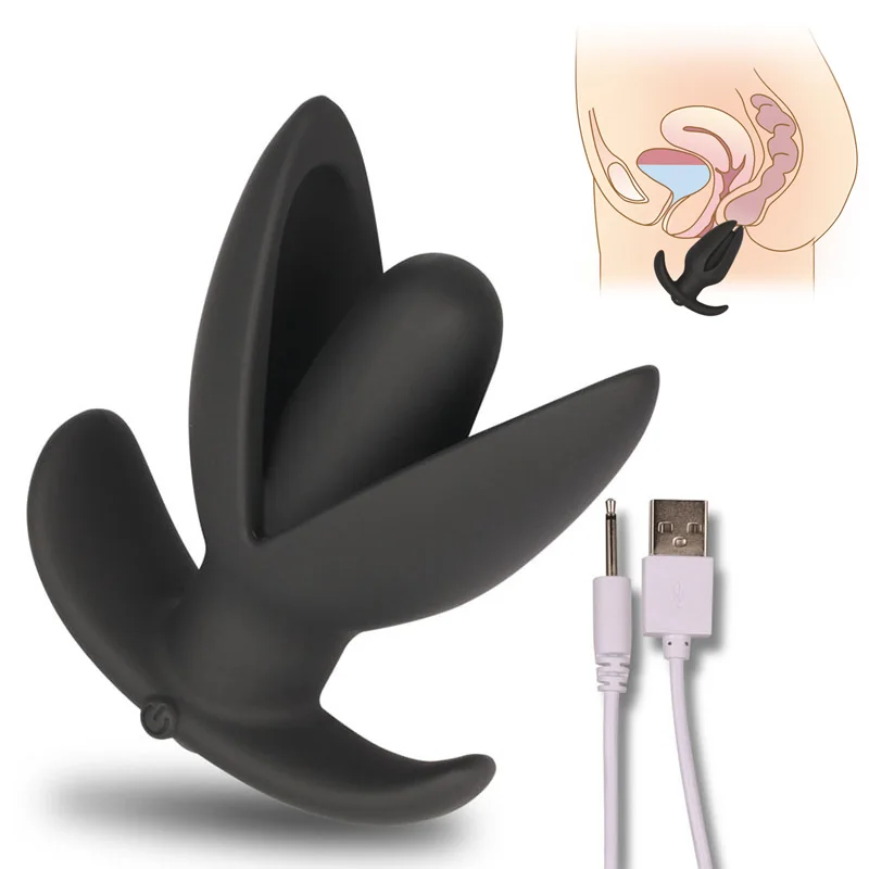 Usb зарядка анальный расширитель Вибраторы анальная пробка Анальная