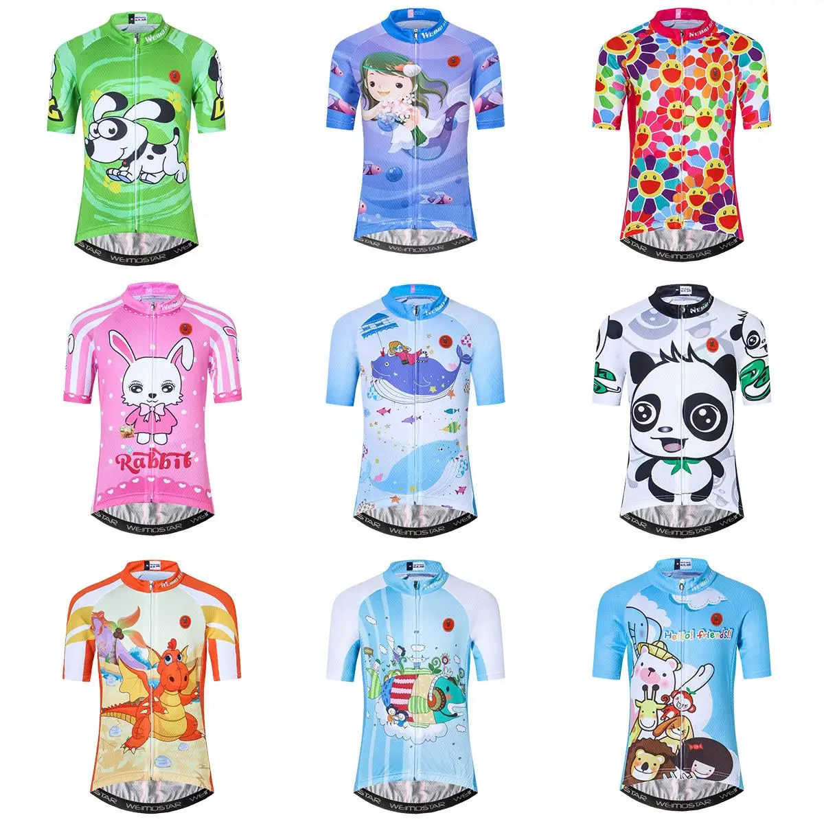 Одежда для мальчиков и девочек Велоспорт Джерси рубашка mtb Maillot короткий рукав