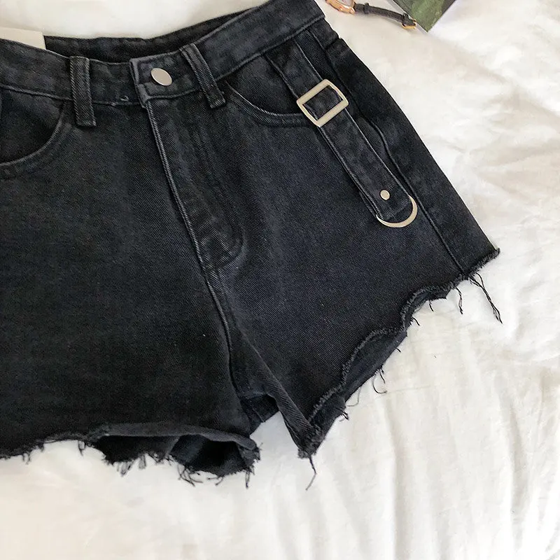 

Alien Kitty Stylish Loose Irregular Female Casual Solid Fresh Simple Ladies 2019 Summer Fashion Shorts Female Plus Size Shorts